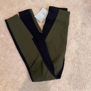 Athleta Highline Hybrid Ankle Tights size 0 NWT free shipping